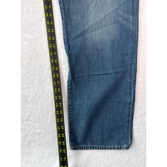 Lucky Brand 363 Vintage Straight Men 36x30 Dark Wash Jeans - Picture 6 of 9